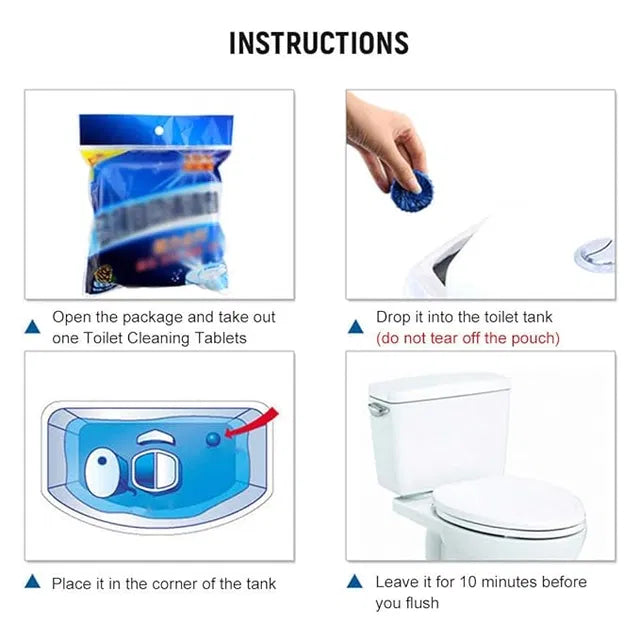 Toilet Cleaning Tablets Toilet Deodorizer Bathroom Cleaners